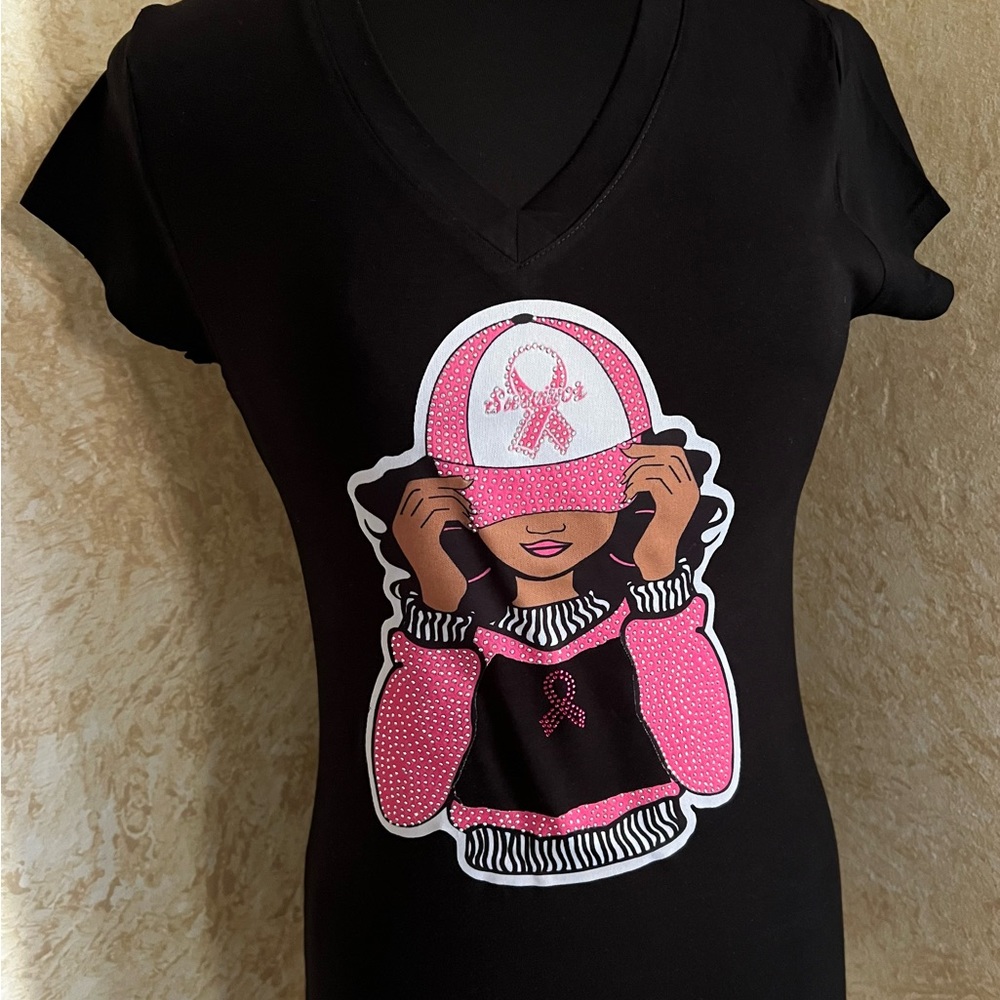 T-shirt for cancer awareness month.